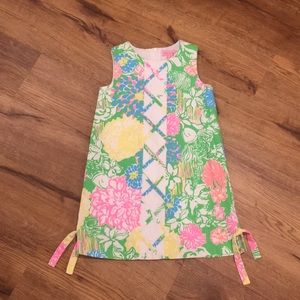 Little girls Lilly Pulitzer floral shift dress